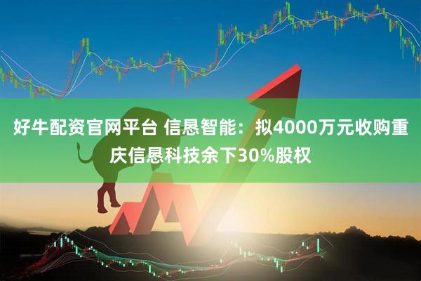 好牛配资官网平台 信恳智能:拟4000万元收购重庆信恳科技余下30%股权